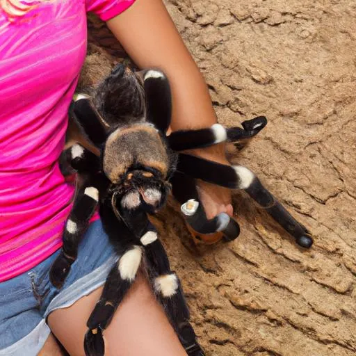 15918 zebra tarantula handling