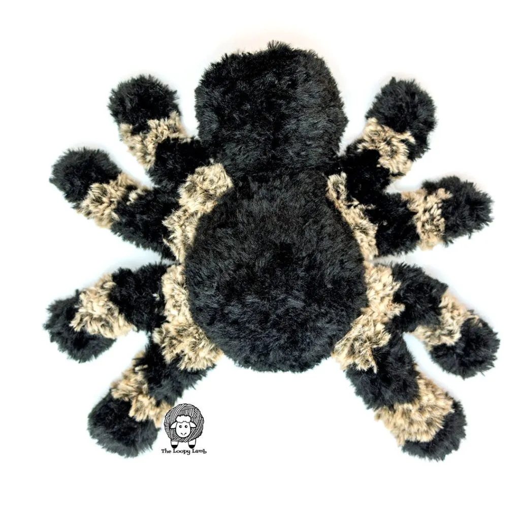 15962 crochet tarantula body